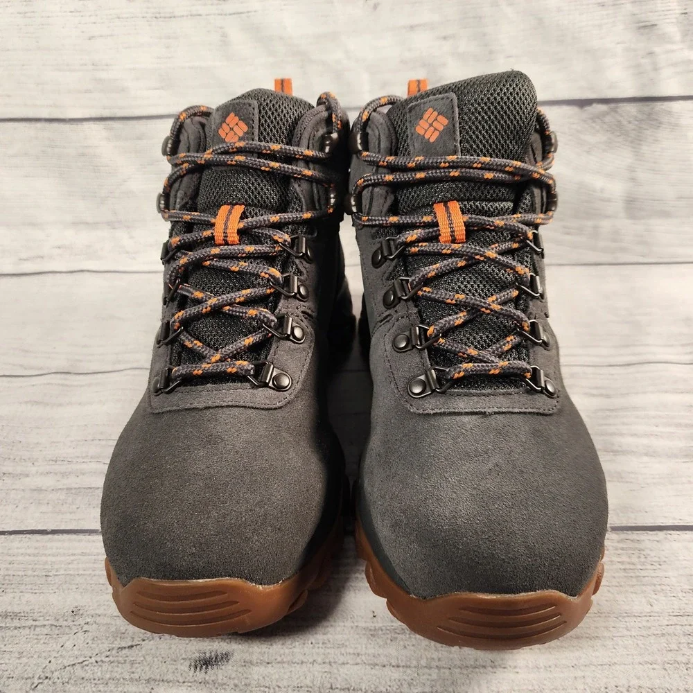Columbia Newton Ridge Plus II Mens 7 Waterproof Hiking Boots Charcoal BM2812-091